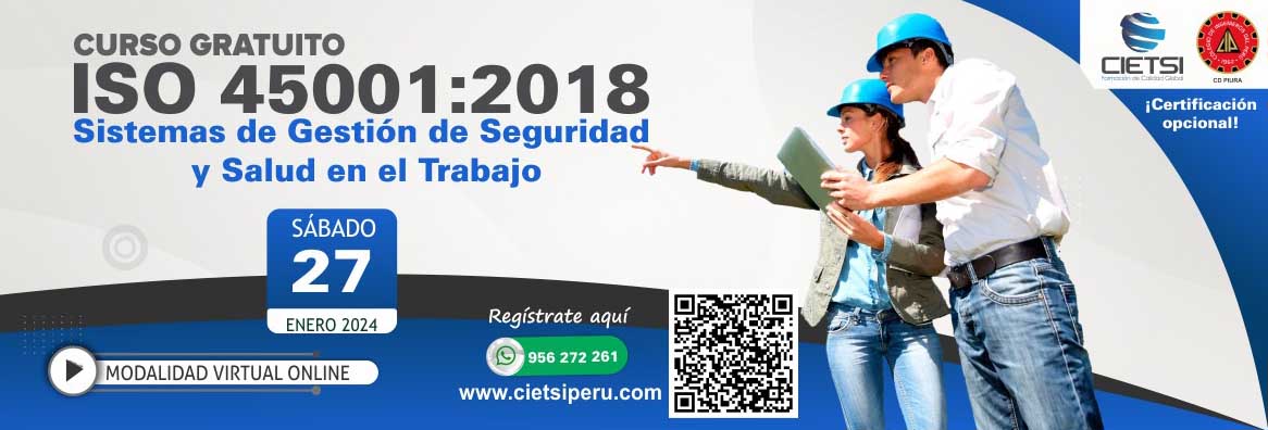 curso especializado iso 450012018    sistemas de gestiOn en seguridad y salud en el trabajo    2024